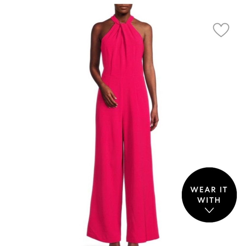 NWT Julia Jordan Wide Leg Twist Halter Jumpsuit (Women’s size 10)